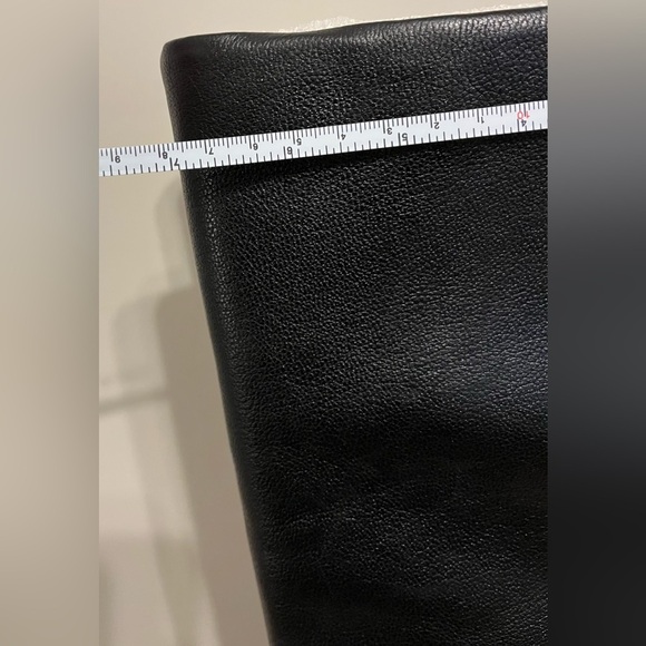 EUC LIZ & CO Women’s Black Leather Boots; Size 8.5
Approx 17” Tall, 3” Heels - Picture 12 of 14